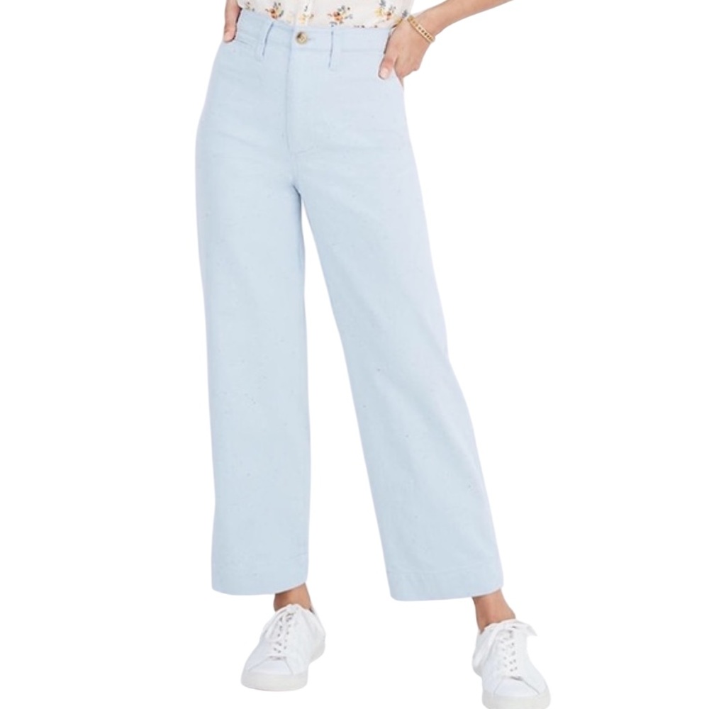 Madewell Light Blue Wide Leg Jeans